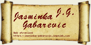 Jasminka Gabarević vizit kartica